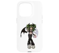 Dark Angel Demon Emo Baddie Grunge Y2K Gothic Nursecore Coque pour iPhone 15 Pro