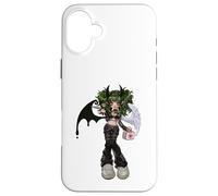 Dark Angel Demon Emo Baddie Grunge Y2K Gothic Nursecore Coque pour iPhone 16 Plus