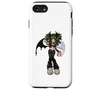 Dark Angel Demon Emo Baddie Grunge Y2K Gothic Nursecore Coque pour iPhone SE (2020) / 7 / 8