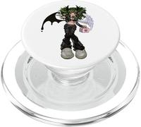 Dark Angel Demon Emo Baddie Grunge Y2K Gothic Nursecore PopSockets PopGrip pour MagSafe