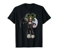 Dark Angel Demon Emo Baddie Grunge Y2K Gothic Nursecore T-Shirt