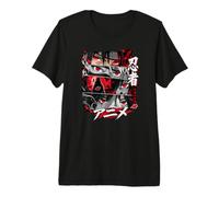 Dark Anime Warrior Red Eyes Art inspiré du Japon T-Shirt Haut de Gamme