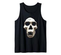 Dark Art Homo Erectus Crâne d'horreur Goth Débardeur