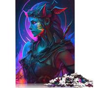 Dark Artemis Rompecabezas Imposible,desafío Para Adultos Entretenimiento Creativo 1000 Piezas Obra De Arte De Juego De Para Adultos Y Niños Mayores De 12 Años 1000pcs (75x50cm)