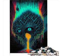 Dark Arts Puzzle 1000 pièces Puzzle en Bois pour Adolescents Cadeau d'anniversaire, Cadeaux pour Adultes ou Enfants, Art Mural 1000 pièces (50 x 75 cm)