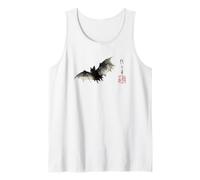 Dark Bat Japanese Ink Wash Traditional Asian Art Débardeur