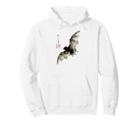 Dark Bat Japanese Ink Wash Traditional Asian Art Sweat à Capuche