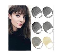 (Dark Blonde)Bangs Hair Clip In Bangs Human Hair Clip On Bangs Front Fringe Air Bangs Remy Clip In Bangs Hair Pieces For Women