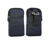(Dark Blue,Dark blue)Universal 6.3-6.9 inch Phone Crossbody Pouch Nylon Waist Bag with Belt Loop for Outdoor Running Camp