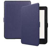 (Dark Blue) Étui en cuir Kobo Nia 6 pouces