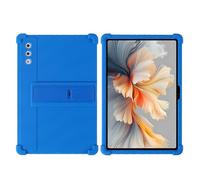(Dark Blue, Multicolor) AS For Lenovo Yoga Tab Plus Pad Pro AI Silicone Case with Kickstand Rugged Protective Cover - Purple