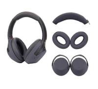 (Dark Blue) Silicone Protective Case Set with Headband Cover and Earpads for Sony WH-1000XM3 & WH-1000XM4 Headphones