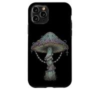 Dark Botanical Mushroom Illustration Coque pour iPhone 11 Pro