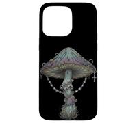 Dark Botanical Mushroom Illustration Coque pour iPhone 15 Pro Max