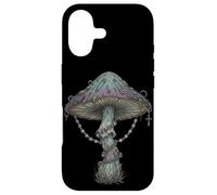 Dark Botanical Mushroom Illustration Coque pour iPhone 17