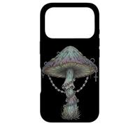 Dark Botanical Mushroom Illustration Coque pour iPhone 17 Pro