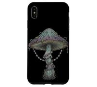 Dark Botanical Mushroom Illustration Coque pour iPhone XS Max
