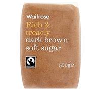 Dark Brown Soft Sugar Waitrose 500g