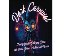 Dark Carnival: Creepy Jester Coloring Book with Gothic Clowns & Whimsical Horror: Whimsically Macabre Clown & Jester Art for Adults | Stress Relief with a Sinister Twist | 8.5" x 11"