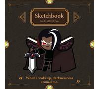 Dark Choco Cookie Sketchbook: Kingdom Run Drawing Journal with 120 blank pages in an 8.5 x 8.5 Art Doodle Pad for kids teens and creative artists