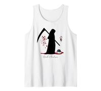 Dark Christmas Mort Saint noël Gothique Terreur Sang Débardeur