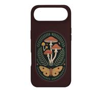 Dark Cottage Core Botanical Moth Champignon Coque pour iPhone Air