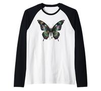 Dark Fantasy Steampunk Butterfly Illustration Manche Raglan
