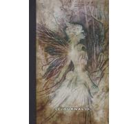 Dark Fantasy Victorian Gothic Fairy Journal - ‘NIGHTSHADE’: Beautiful abstract ethereal fairy cover art, with victorian, gothic, steampunk, goth, emo, fae and dark fantasy aesthetics.