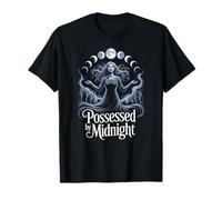 Dark Fantasy Witch Gothic Moon Phases Horror T-Shirt