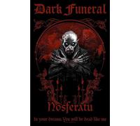 Dark Funeral - Poster "Nosferatu", Tissu RO10657 (Taille unique) (Noir/Rouge)