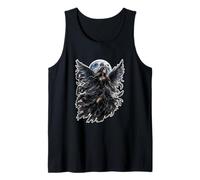 Dark Gothic Angel Wings Moon Fantasy Art Aesthetic Débardeur