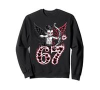 Dark Gothic Valentine 67 Cupidon Arrow Anti Love Meme Sweatshirt