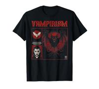 Dark Gothic Vampire Vintage Streetwear Urban Metal Emo Y2K T-Shirt