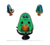 (dark green)3D Printed FCK-You-Cado, 3D Printed Bad Avocado, Printed Middle Finger Statue