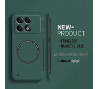 (Dark Green Poco M6 5g) Coque Rigide Ultra-Fine Pour Xiaomi, Couverture Rigide Magnétique, Sans Cadre
