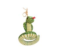 (dark green)The Year of Snake Keychain Toy Kindergarten Gift Giveaway Teacher Student Award For Boys Girls Wallet Bag Accessories Red