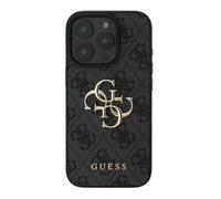 (Dark Grey) Case for iPhone 16 Pro with Monogram and 4G Logo in Metal