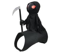 Dark Harvest Knight Costume d'Halloween pour animaux de compagnie, vêtements confortables et mignons pour Halloween