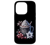 Dark Hot Chocolate for Cocoa Lovers and Frosty Winter Nights Coque pour iPhone 14 Pro