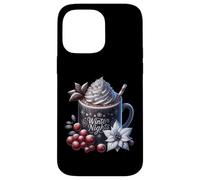 Dark Hot Chocolate for Cocoa Lovers and Frosty Winter Nights Coque pour iPhone 14 Pro Max