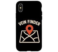 Dark Humor Phlébotomie Veine Finder Map Blague Phlebotomist Coque pour iPhone X/XS