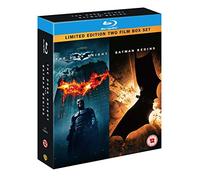 The Dark Knight / Batman Begins – Blu-ray – Coffret import anglais (W & B)