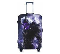 Dark Knight Housses de protection élastiques pour bagages de voyage Violet 45,7 à 81,3 cm, noir, S