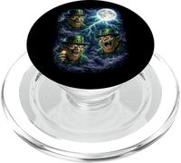 Dark Leprechaun Under The Moon St. Patrick's Day Fantasy Art PopSockets PopGrip pour MagSafe
