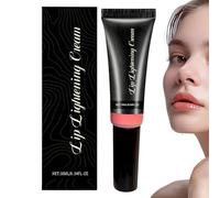 Dark Lips Lightening Cream, Lip Lightener Moisturizer Balm, Long-Lasting Brightening, Hydrating and Softening Skincare for Smokers, Non-Smokers, Men, Women, Daily Lip Care, Travel Pouch