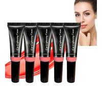 Dark Lips Treatment Baume hydratant éclaircissant pour lèvres fumées, réduit les rides, gommage réparateur pour lèvres sèches et gercées, soin hydratant (5 pièces)