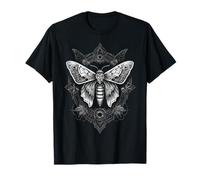 Dark Moth Witchy Gothic Botanical Dark Academia Goblincore T-Shirt