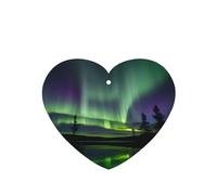 Dark Northern Lights Lot de 10 feuilles de désodorisant pour voiture avec corde pour la maison