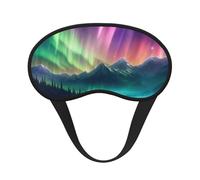 Dark Northern Lights Masque de sommeil pour adultes occultant, masque confortable bloquant la lumière pour les voyages, le yoga