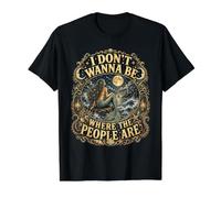 Dark Ocean Mermaids Funny Introverti Goth Sirènes Océan T-Shirt Graphique avec Valeur, Homme, Noir, S